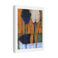 Blue, Neo-Surrealism, Art Print on Satin Canvas, Stretched