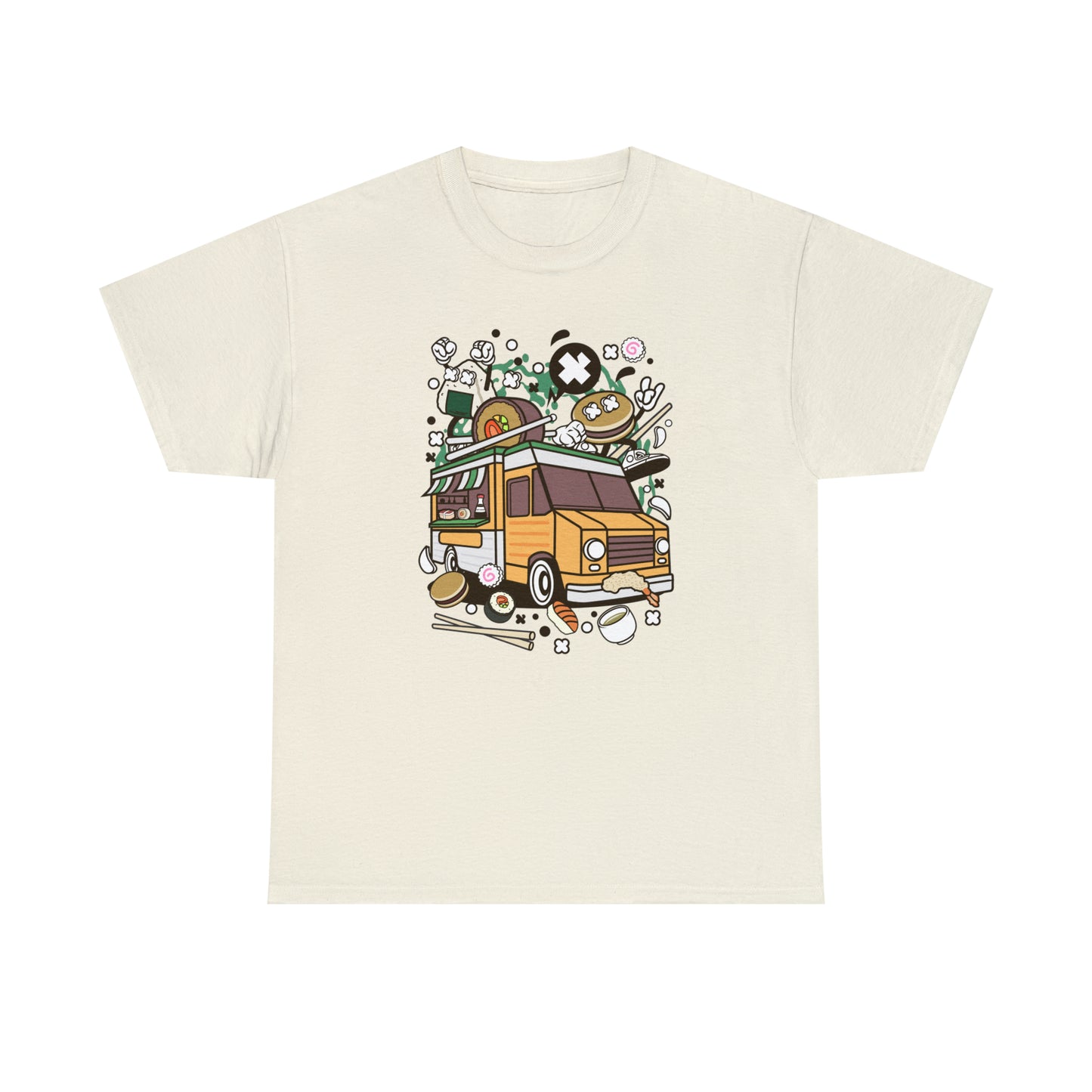 Japanese Food Van Cartoon T-Shirt