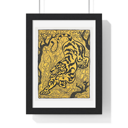 Tigre Dans les Jungles 'Tiger in the Jungle' (1893) by Paul Ranson, from the Original, Framed Art Print