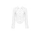 Dark in Love Queeny Gothic Demon White Shirt