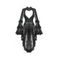 Dark in Love Odessa Gothic Classic Heart-Shaped Hollow-Out Tailcoat