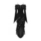 Dark in Love Kaia Midnight Mystique Velvet Ruffle Off-Shoulder Mermaid Dress