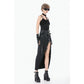Dark In Love Punk Rib Cage Grommet Waist Cincher Belt