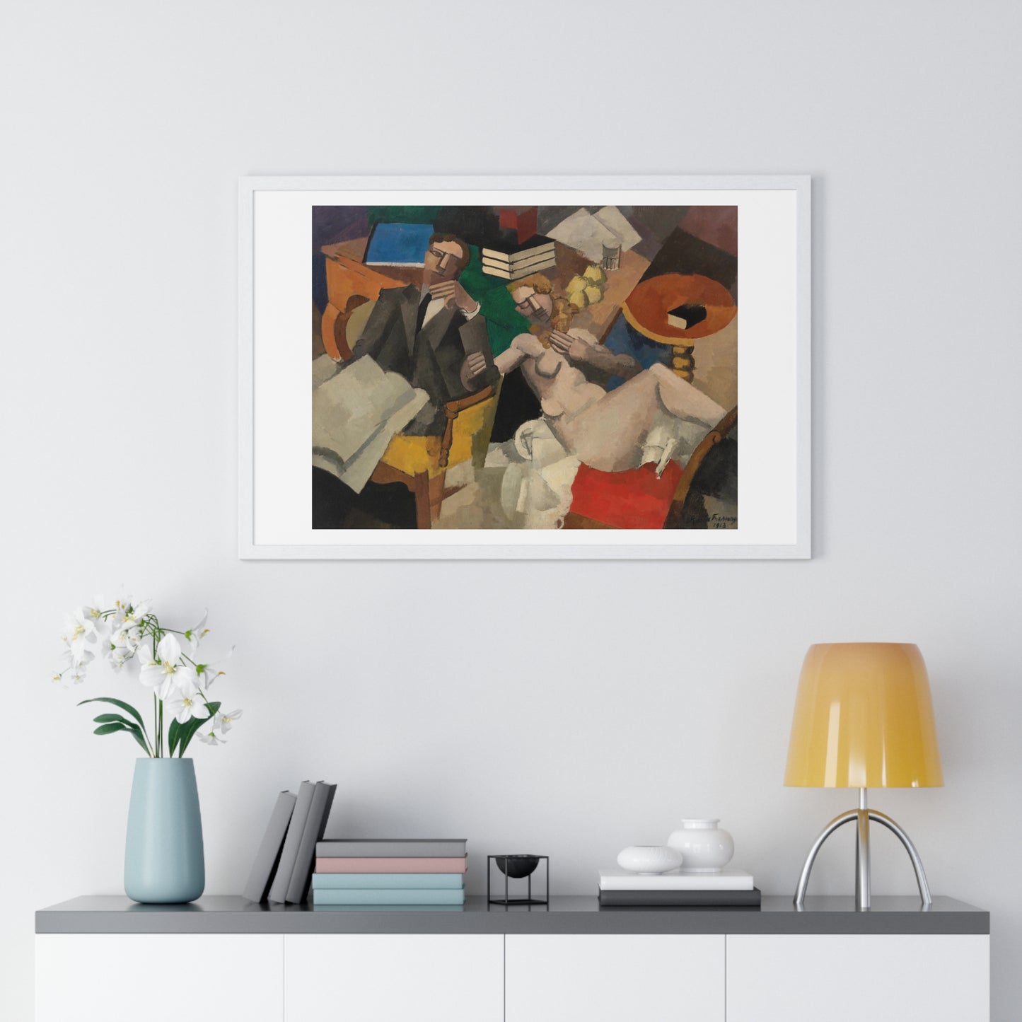 Married Life 'La Vie Conjugale' (1913) by Roger de La Fresnaye, from the Original, Framed Art Print