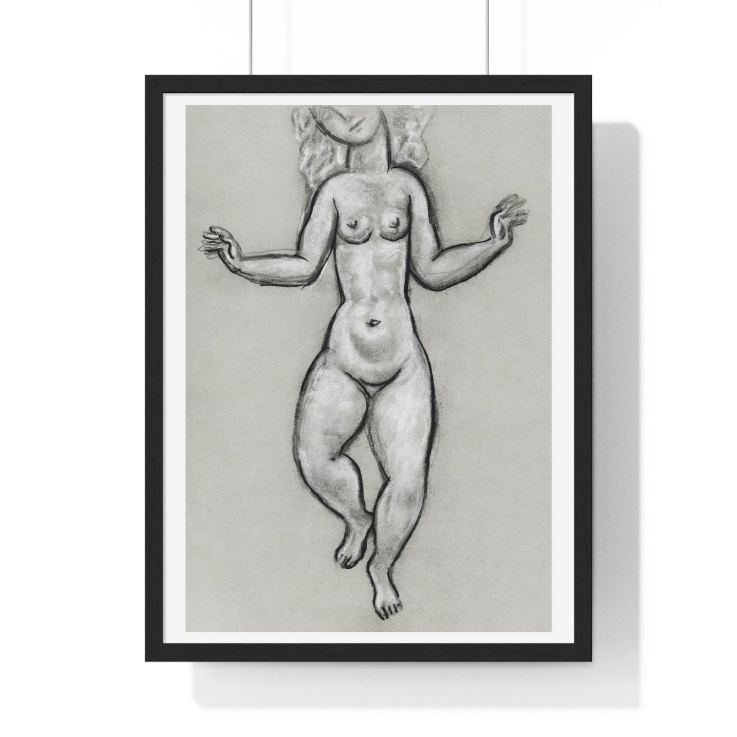 Dancing Naked Woman (circa 1891–1941) by Leo Gestel, from the Original, Framed Art Print