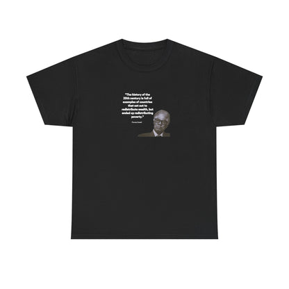 Thomas Sowell on Redistributing Poverty, Philosophy Tribute T-Shirt