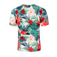 Men's Tropical Jungle Print Round Neck T-Shirt