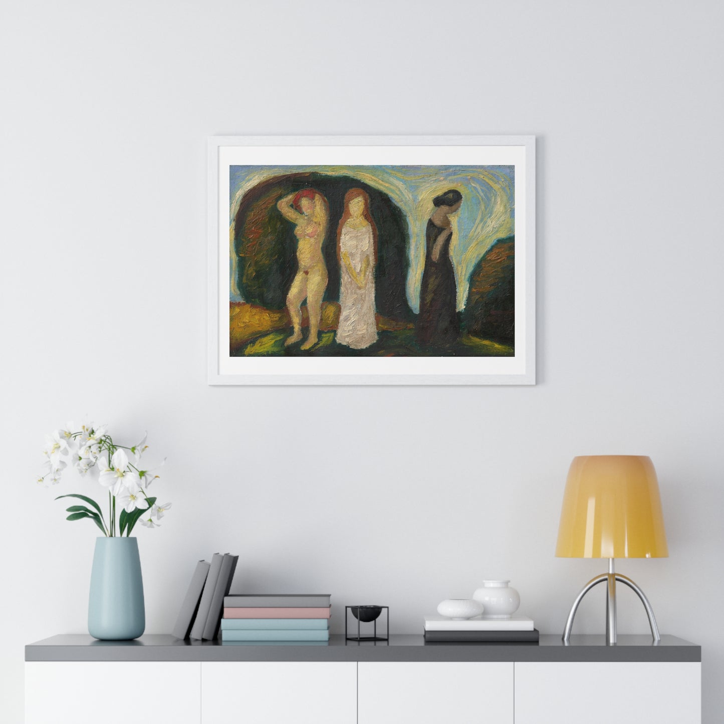 The Three Stages of a Woman's Life, by Mikuláš Galanda, from the Original, Framed Art Print