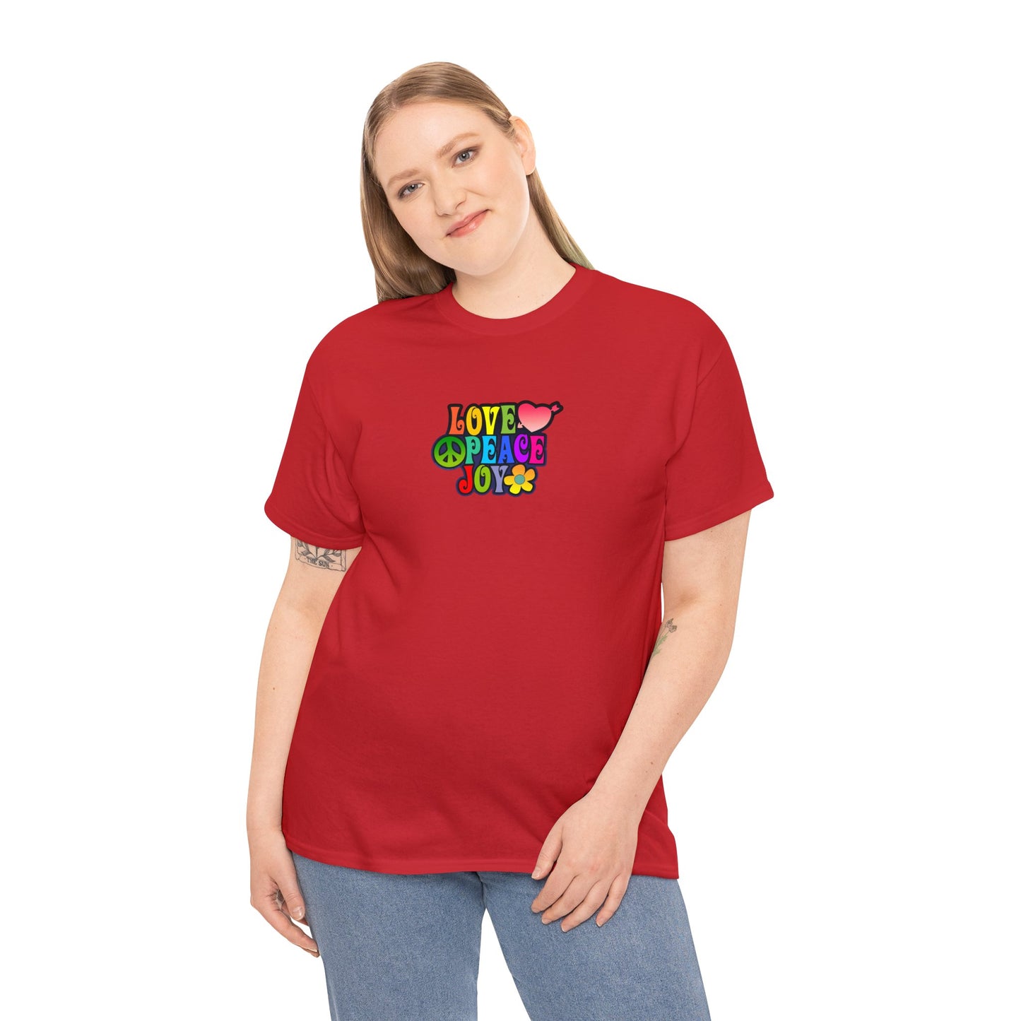 Love and Peace and Joy Psychedelic T-Shirt