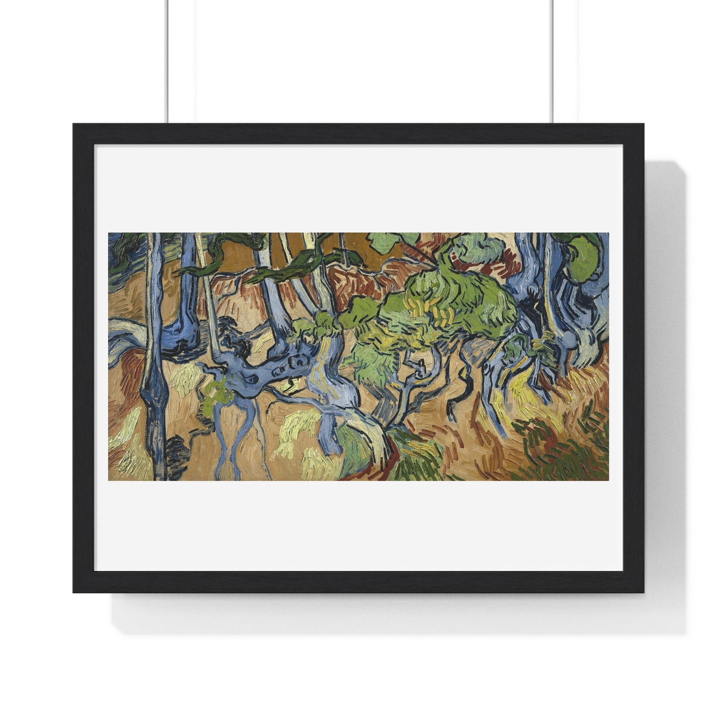 Tree Roots (1890) by Vincent Van Gogh, from the Original, Framed Art Print