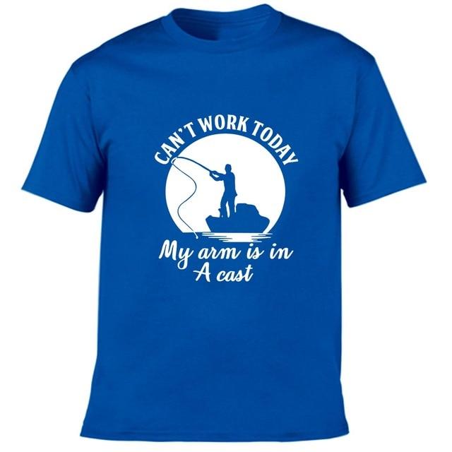 Can't Work Today, Funny Men's Fishing T-Shirt