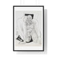 Crawling Woman from 'Day and Dream' by Max Beckmann, from the Original, Framed Art Print