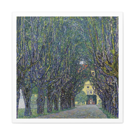 Allee at Schloss Kammer (1910) by Gustav Klimt, from the Original, Art Print on Canvas