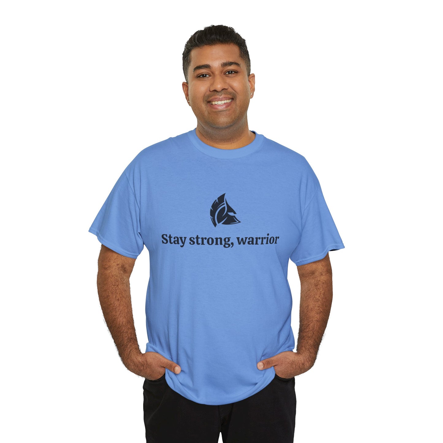 Stay Strong, Warrior Cotton T-Shirt