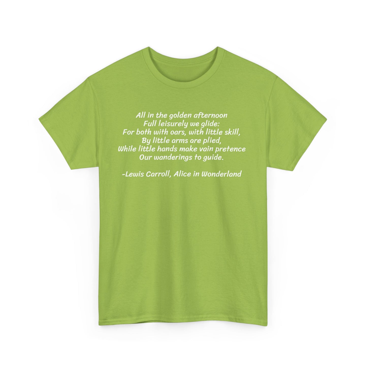 The Physical Illusion of Life, Alice in Wonderland, Spiritual T-Shirt