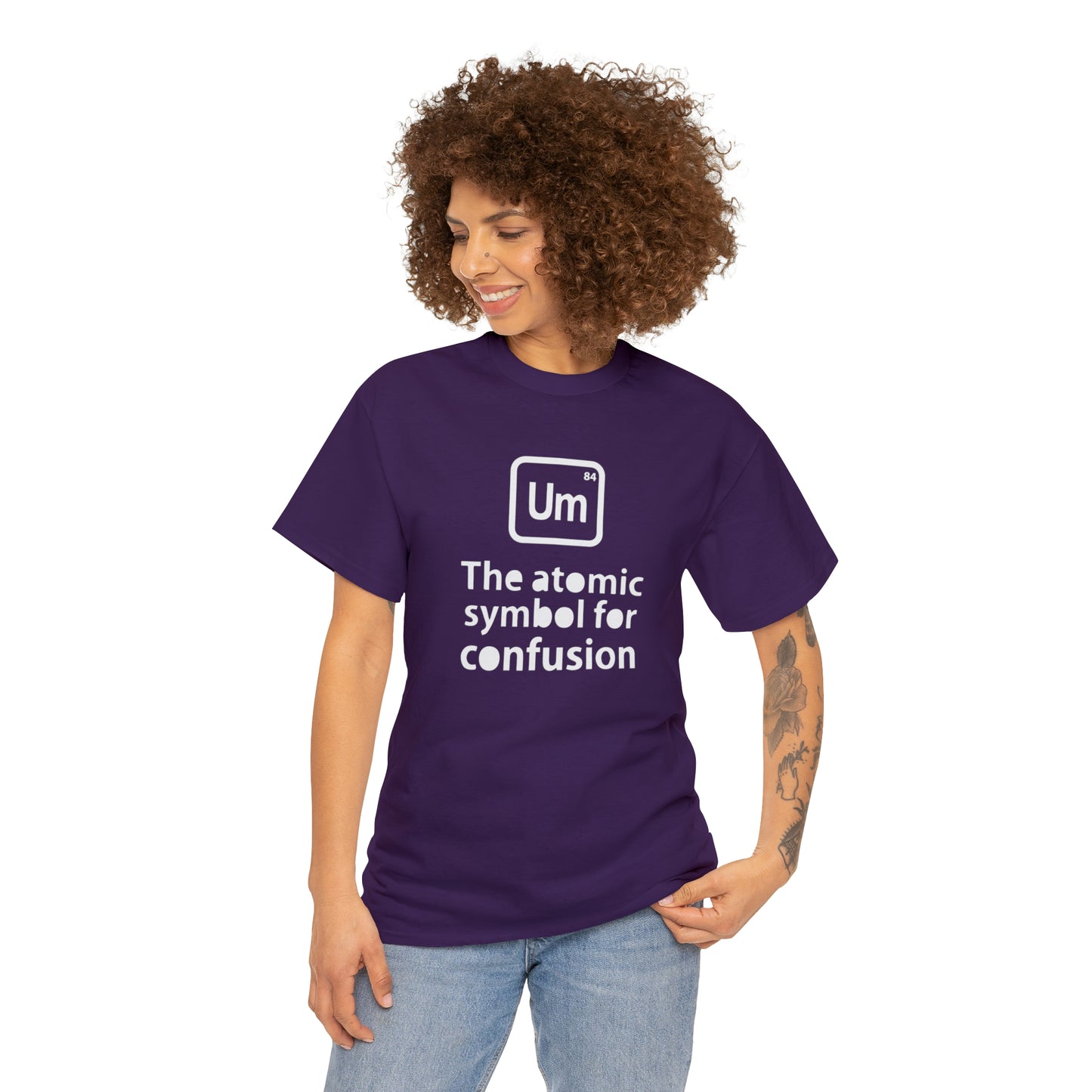 The Atomic Symbol For Confusion, Funny T-Shirt Science Student Gift