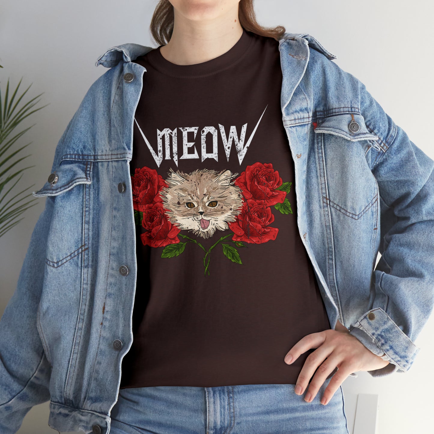 Meow! Cat Design T-Shirt