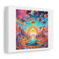 Gazing Out on the Universe Euphoric Art 'Designed by AI' Art Print on Canvas