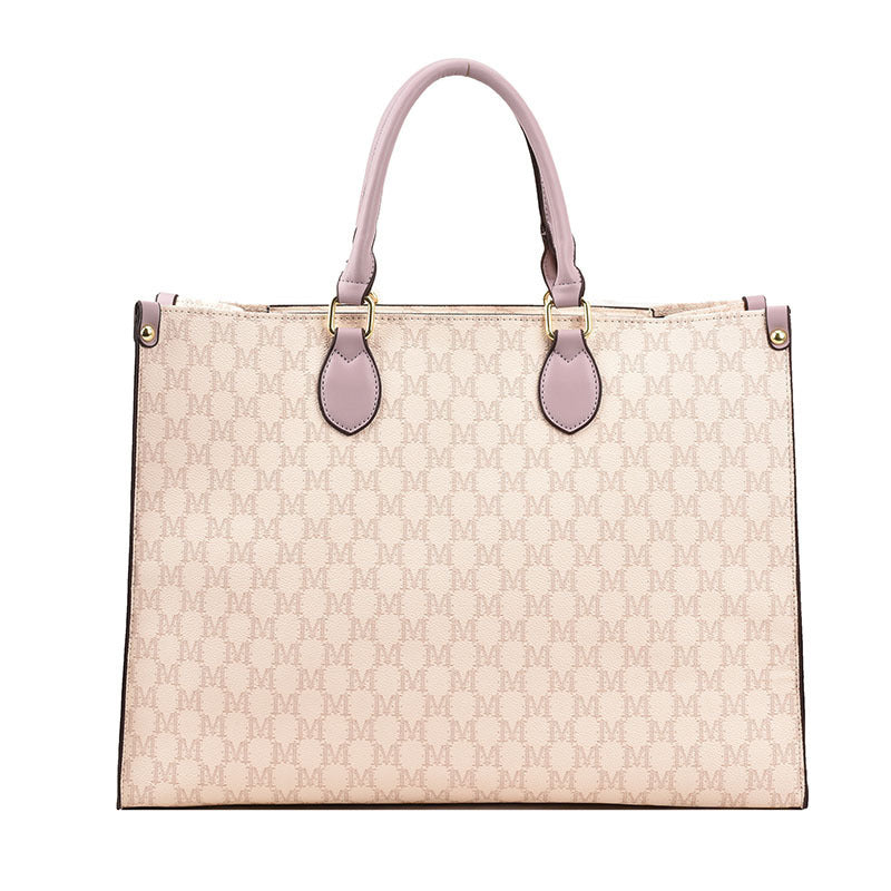 Large Capacity Monogramme Tote Handbag