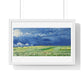 Wheatfield Under Thunderclouds (1890) by Vincent Van Gogh, from the Original, Framed Art Print