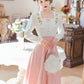 Vireous Retro French Romantic Pastoral-Style Dress