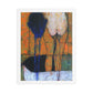 Blue, Neo-Surrealism, Art Print on Satin Canvas, Stretched