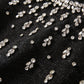 Handmade Glittering Rhinestone Feather Trimmed, Loose Waist Dress