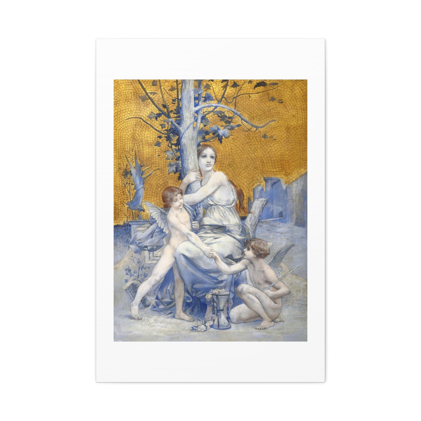 Allegory of Time (1896) by Luc-Olivier Merson, Canvas Print from the Original