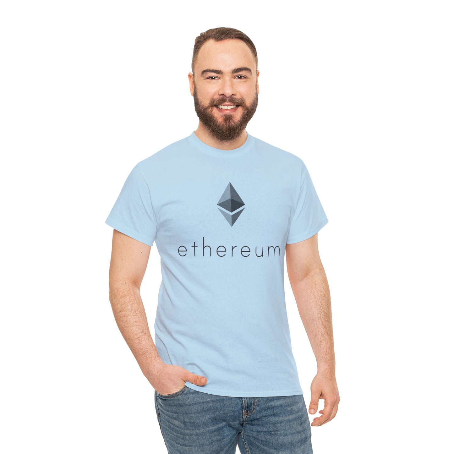 Ethereum #ETH Crypto Unisex Heavy Cotton T-Shirt