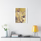 Cinematic Golden Goddess, Satin Canvas Wall Art