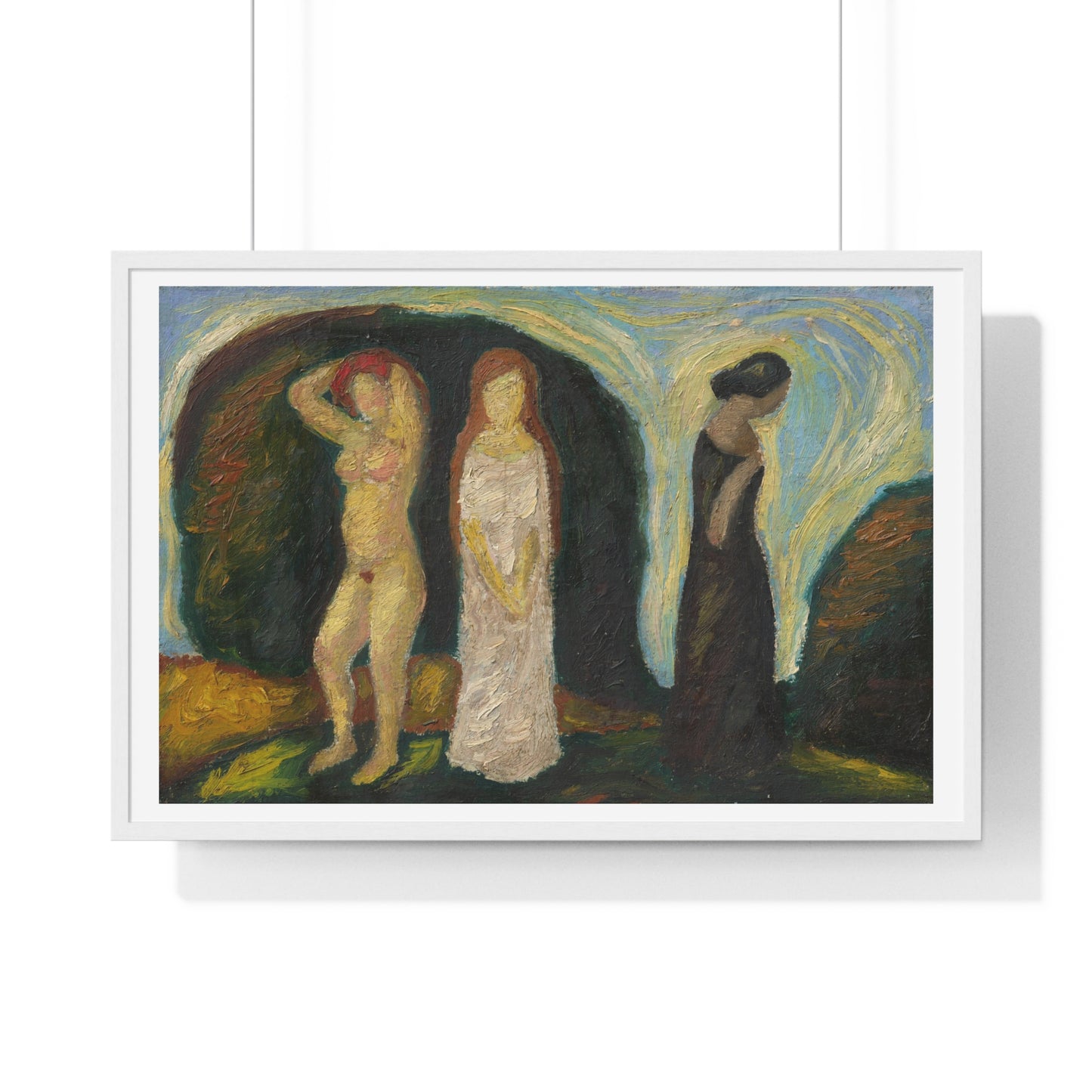 The Three Stages of a Woman's Life, by Mikuláš Galanda, from the Original, Framed Art Print