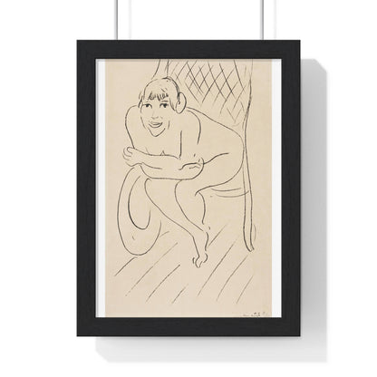 Nude Seated in a Rocking Chair (1914) by Henri Matisse from the Original, Framed Art Print