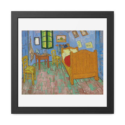 The Bedroom (1889) by Vincent Van Gogh, from the Original, Wooden Framed Print