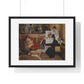 In the Studio (1888) by Alfred Stevens, from the Original, Framed Art Print