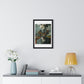Head Replacement, Abstract Art 'Designed by AI', Framed Art Print
