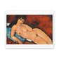 Nude on a Blue Cushion (1917) by Amedeo Modigliani, Canvas Art Print from the Original