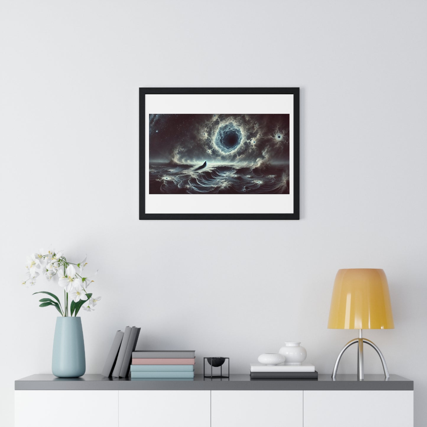 Dirge of the Abyss 'Designed by AI' Framed Art Print