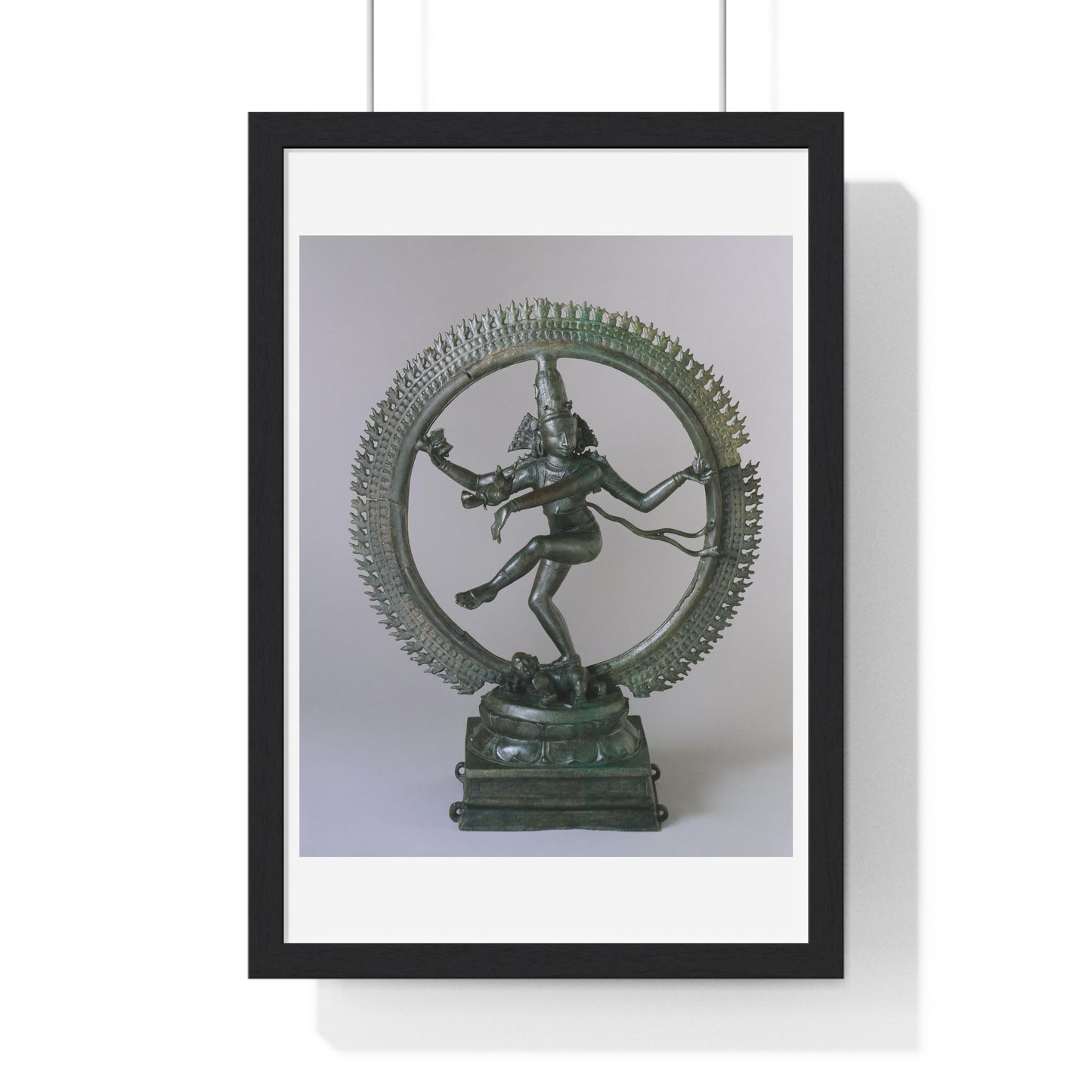 Shiva, King of Dancers, Performing the Dance of Cosmic Bliss, from the Original, Framed Art Print