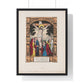 Jesus Crucified, Jesus Crucificado, Jesus Crucifié (1847) by Nathaniel Currier Framed Art Print