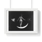 Night, Nude Model (1895) Vintage Black & White Photography from the Original, Framed Art Print