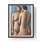 Two Female Nudes (1927) by Vilhelm Lundstrøm, from the Original, Framed Art Print