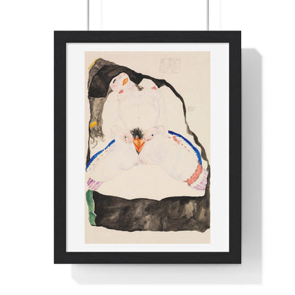 Observed in a Dream (1911) by Egon Schiele, from the Original, Framed Art Print