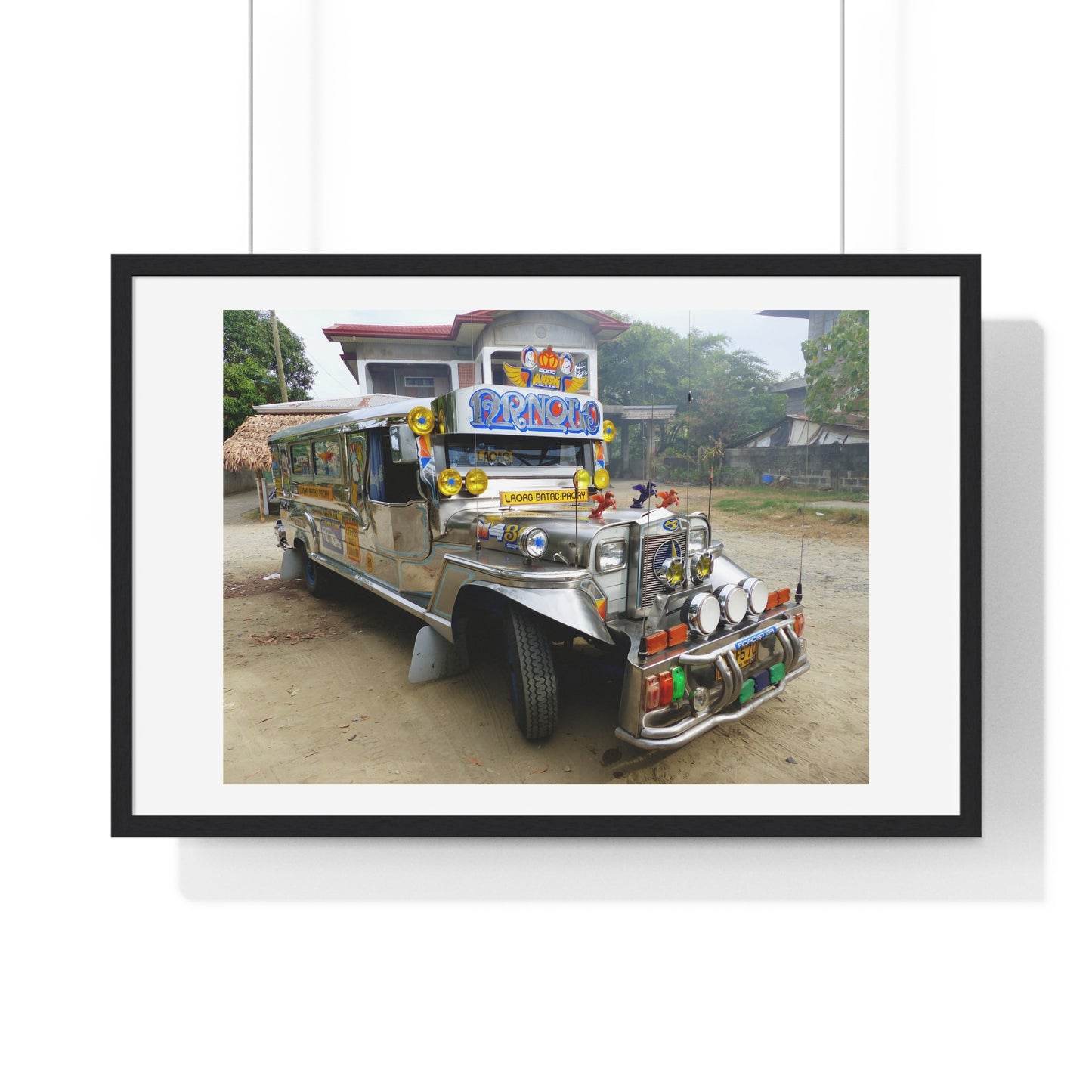 Jeepney, Philippines, Photographic Art, from the Original, Framed Print