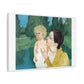 By the Pond (circa 1896) by Mary Cassatt, Canvas Art Print from the Original