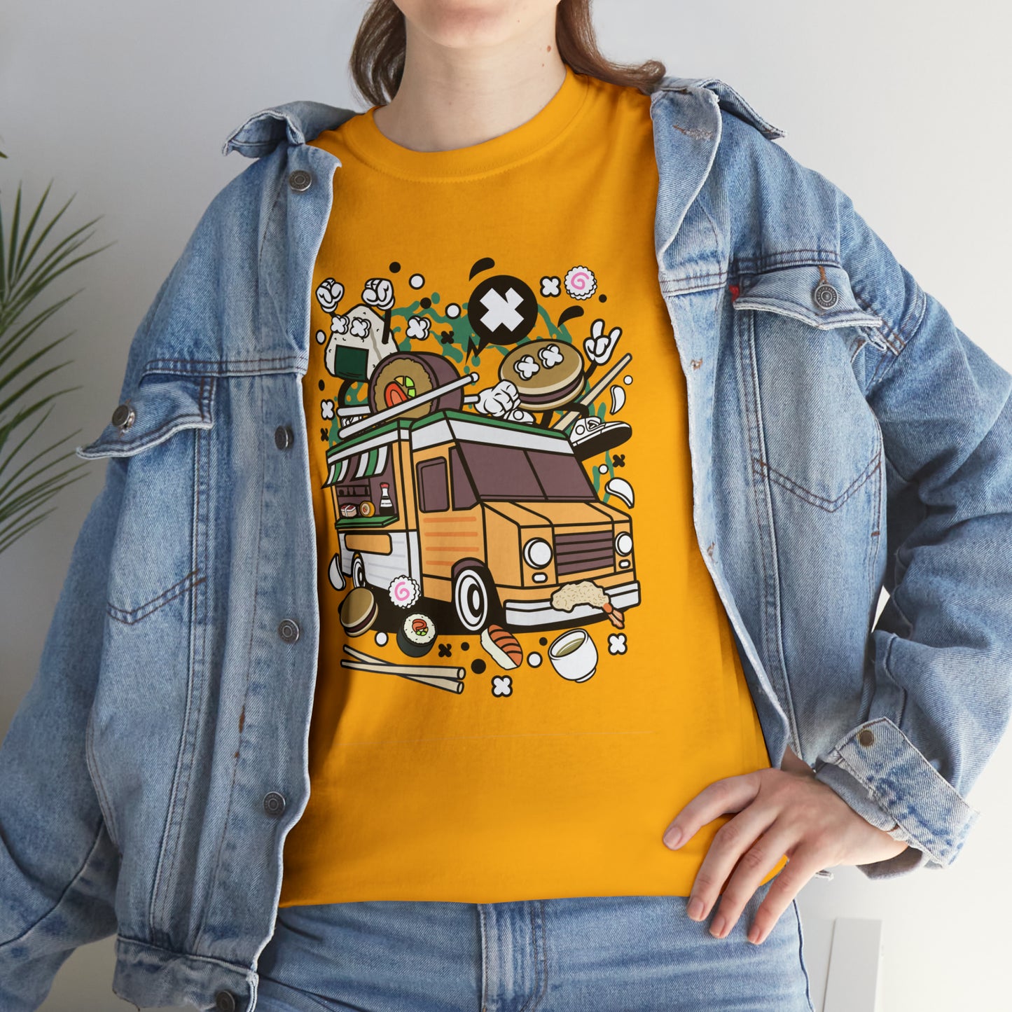 Japanese Food Van Cartoon T-Shirt