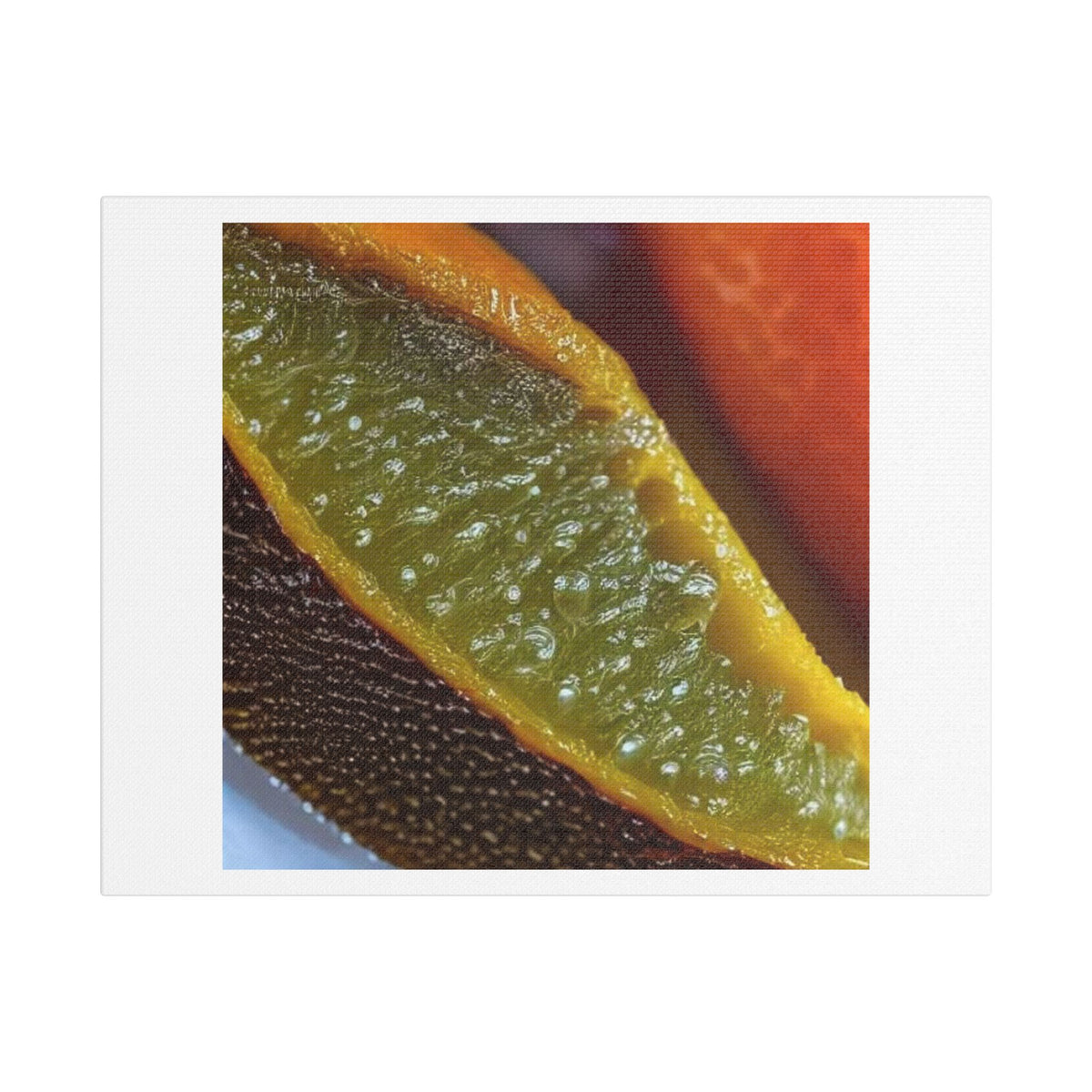 Abstract Citrus Fruits, Decor Art Print on Canvas