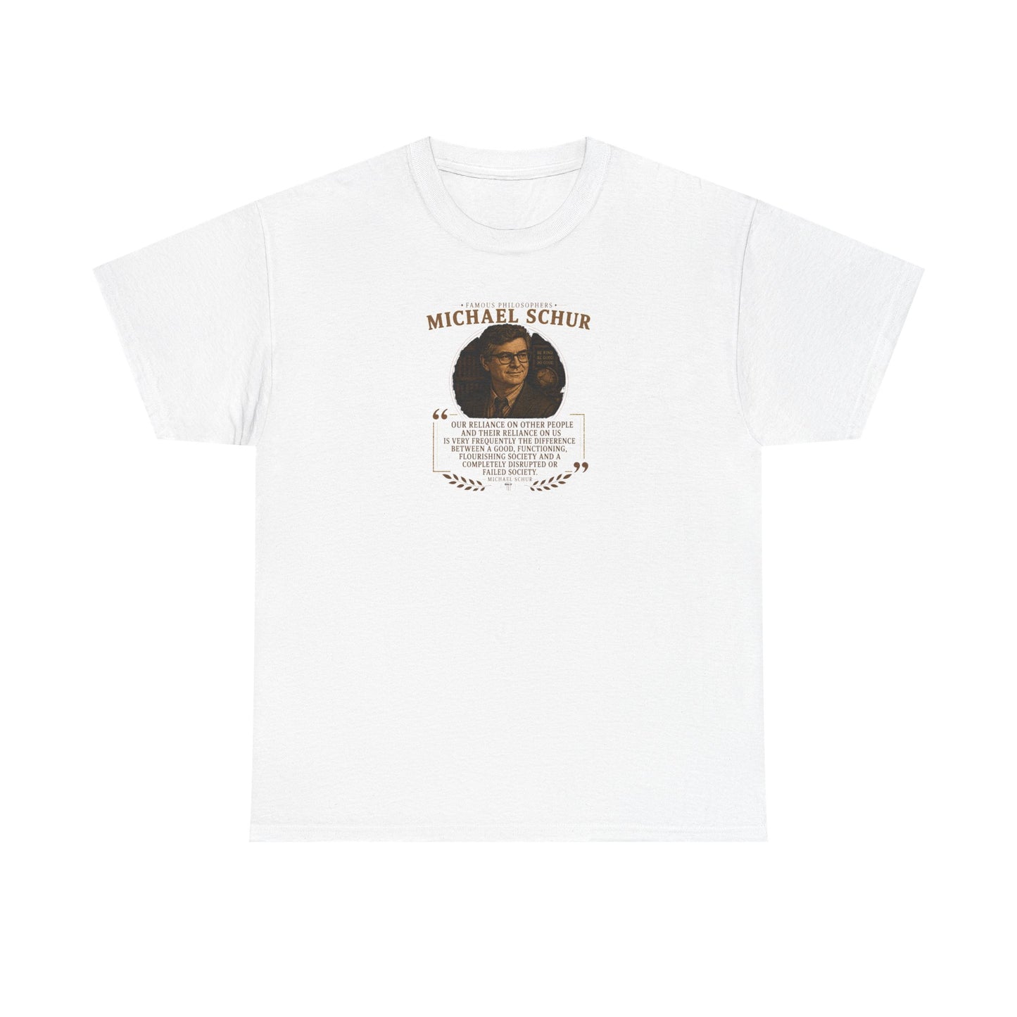 Michael Schur on the Inter-Reliance of People, Philosophy Tribute T-Shirt