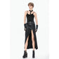 Dark In Love Punk Rib Cage Grommet Waist Cincher Belt