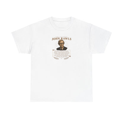 John Rawls on Justice and Social Institutions, Philosophy Tribute T-Shirt