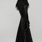 Punk Rave Goth Gorgeous Fishtail Skirt in Black